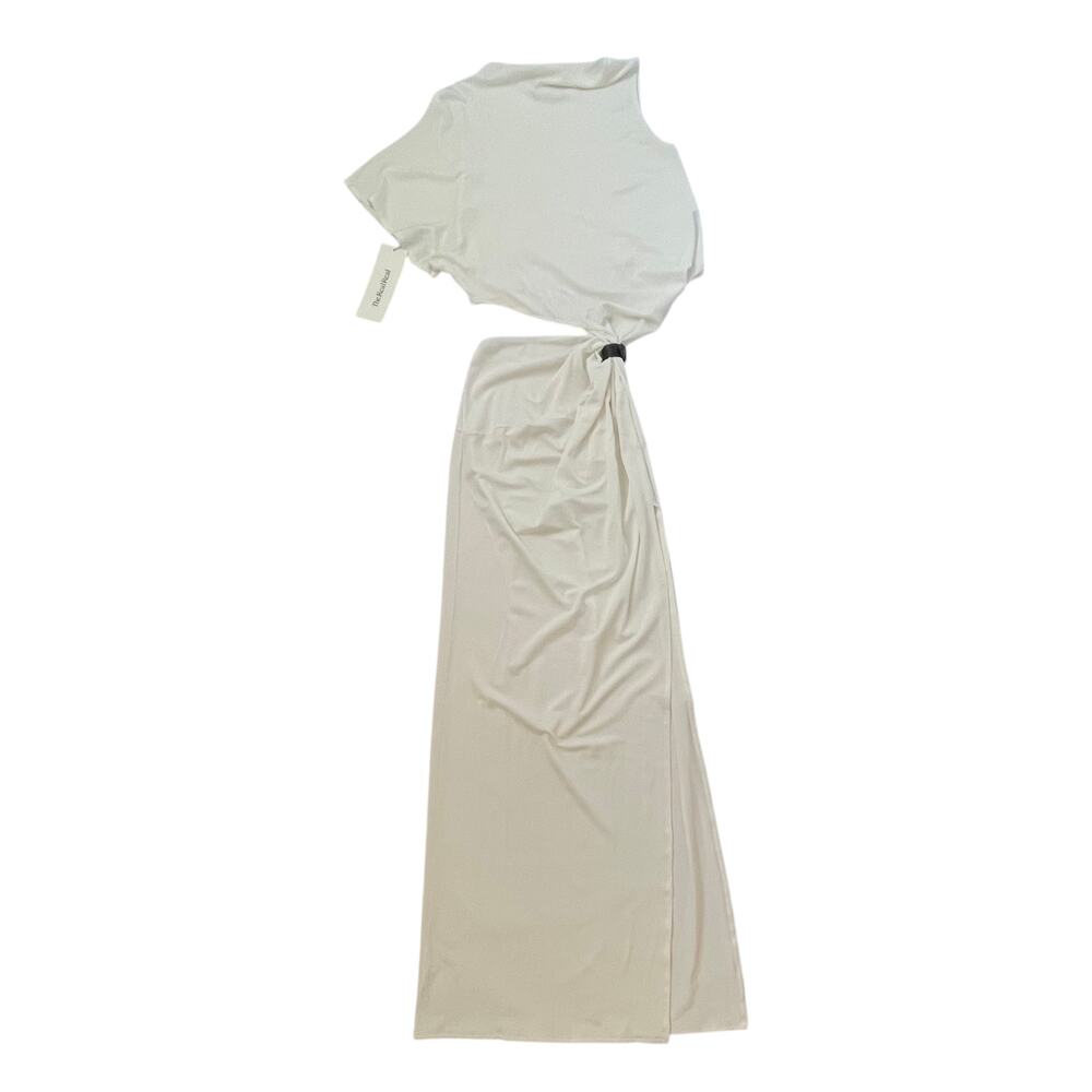 Courrèges Asymmetric Crepe Maxi Dress - White - Goddess - Luxury - Size XS - Picture 5 of 11